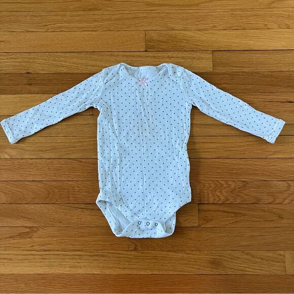 Baby Boden Mini Pink Yellow Stripes Floral Cotton Long Sleeve Bodysuits 18-24 - Picture 10 of 16